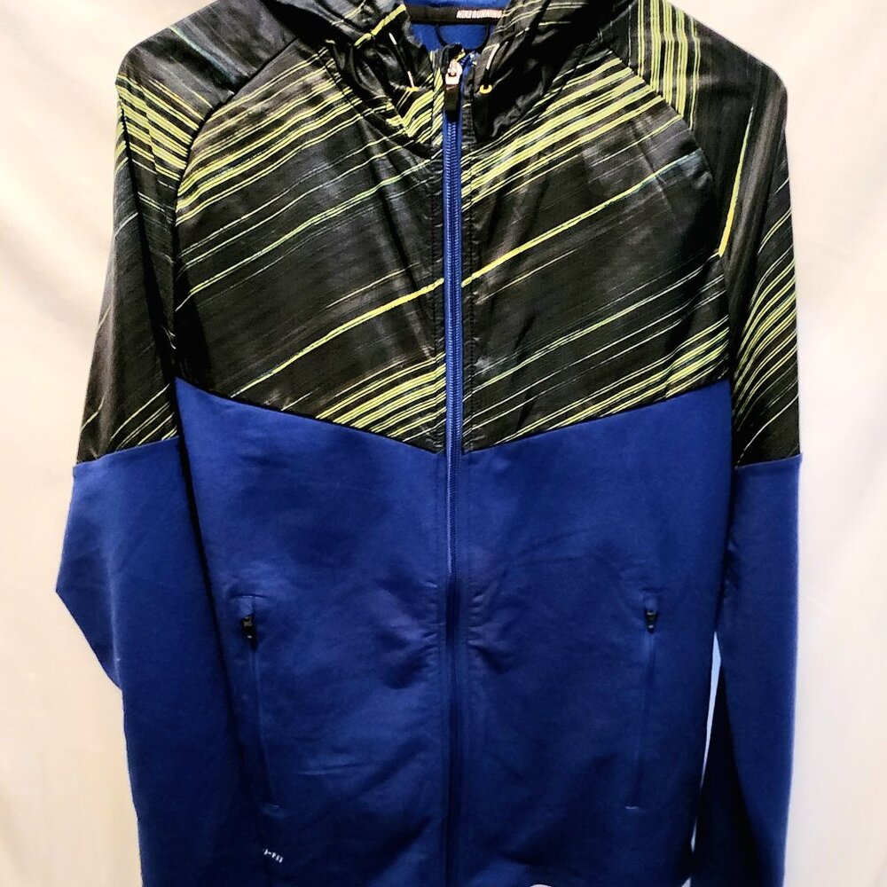 NWT Men Jacket Nike Running Athletic 451544 Hooded Blue M L XL